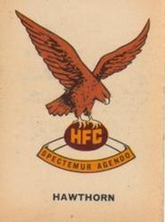 1968 Sun Valley-Twisties VFL Football Game #NNO Club Crest Hawthorn Front